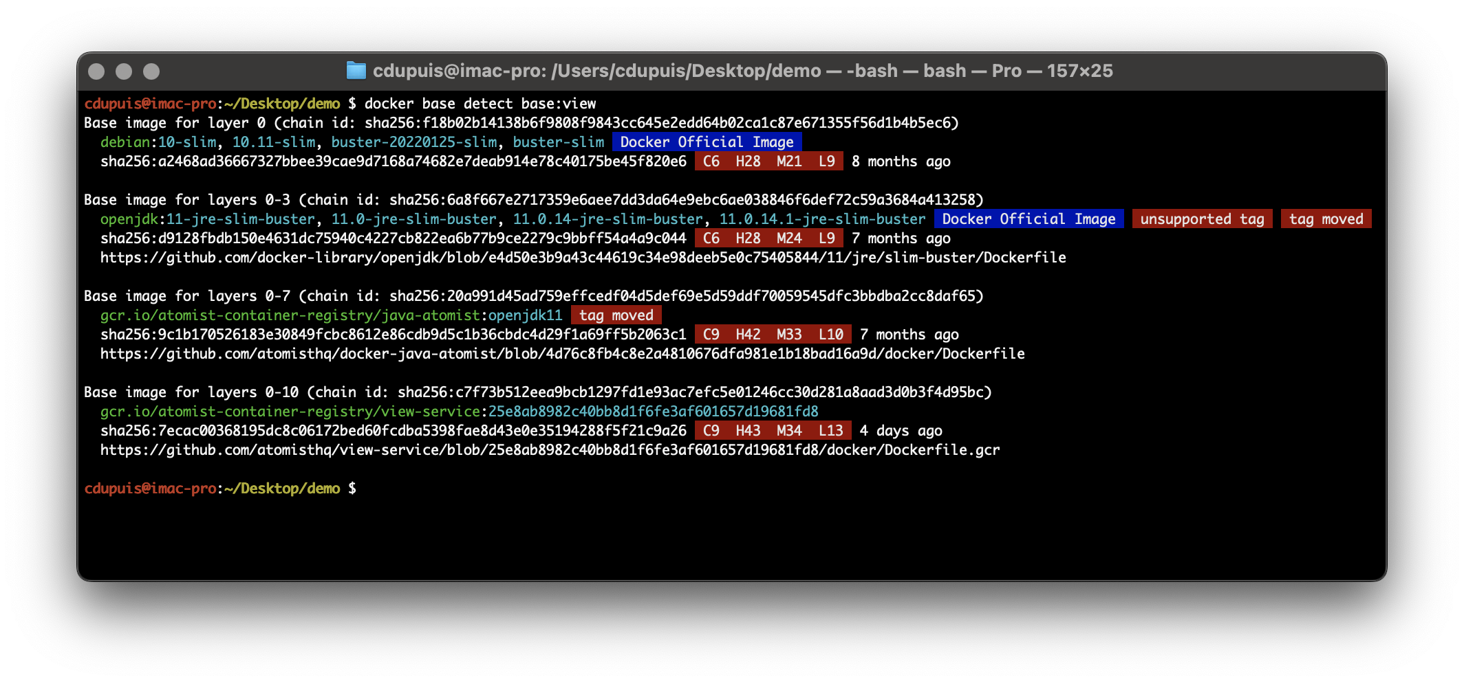 docker base detect docker base detect